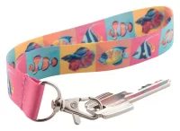 přívěšek na klíče na zakázku bílá s potiskem loga - foto 17