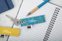 přívěšek na klíče na zakázku bílá s potiskem loga - foto 8