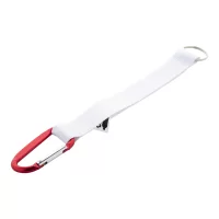 přívěšek na klíče na zakázku červená s potiskem loga - foto 3