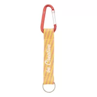 přívěšek na klíče na zakázku červená s potiskem loga - foto 4