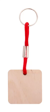 přívěšek na klíče na zakázku červená s potiskem loga - foto 2