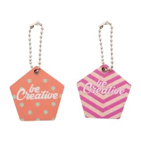 přívěšek na klíče na zakázku přírodní s potiskem loga - foto 12