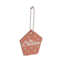 přívěšek na klíče na zakázku přírodní s potiskem loga - foto 3