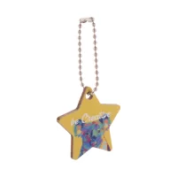 přívěšek na klíče na zakázku přírodní s potiskem loga - foto 4