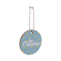 přívěšek na klíče na zakázku přírodní s potiskem loga - foto 7