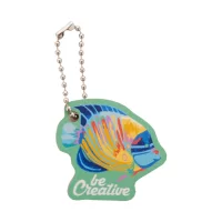 přívěšek na klíče na zakázku přírodní s potiskem loga - foto 9