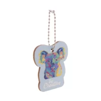 přívěšek na klíče na zakázku přírodní s potiskem loga