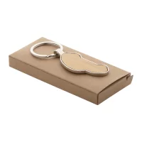 přívěšek na klíče přírodní s potiskem loga - foto 2