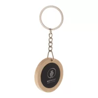 přívěšek na klíče přírodní s potiskem loga