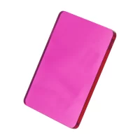 přívěšek na klíče průhledná růžová s potiskem loga - foto 2