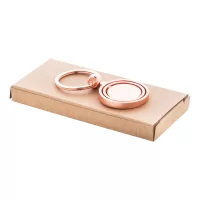 přívěšek na klíče růžová s potiskem loga - foto 2