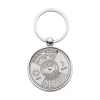 přívěšek na klíče s kalendářem stříbrná s potiskem loga - foto 2