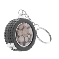 přívěšek na klíče s metrem černá s potiskem loga - foto 4