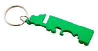 přívěšek na klíče s otvírákem zelená s potiskem loga - foto 2