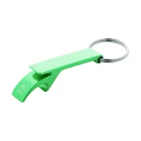 přívěšek na klíče s otvírákem zelená s potiskem loga - foto 3