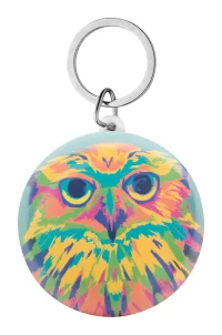 přívěšek na klíče s plackou bílá s potiskem loga - foto 2