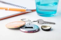 přívěšek na klíče s plackou stříbrná s potiskem loga - foto 12