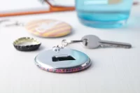 přívěšek na klíče s plackou stříbrná s potiskem loga - foto 7