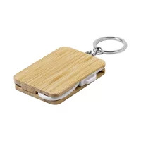 přívěšek na klíče s USB nabíjecím kabelem bílá s potiskem loga - foto 4