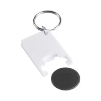 přívěšek na klíče se žetonem černá s potiskem loga - foto 4