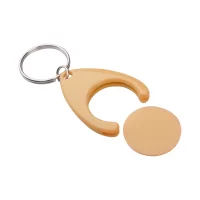 přívěšek na klíče se žetonem oranžová s potiskem loga - foto 2