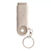 přívěšek na klíče se žetonem přírodní s potiskem loga - foto 3