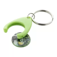 přívěšek na klíče se žetonem zelená s potiskem loga - foto 6