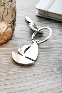 přívěšek na klíče stříbrná s potiskem loga - foto 5