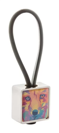 přívěšek na klíče stříbrná s potiskem loga - foto 3