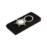 přívěšek na klíče stříbrná s potiskem loga - foto 2