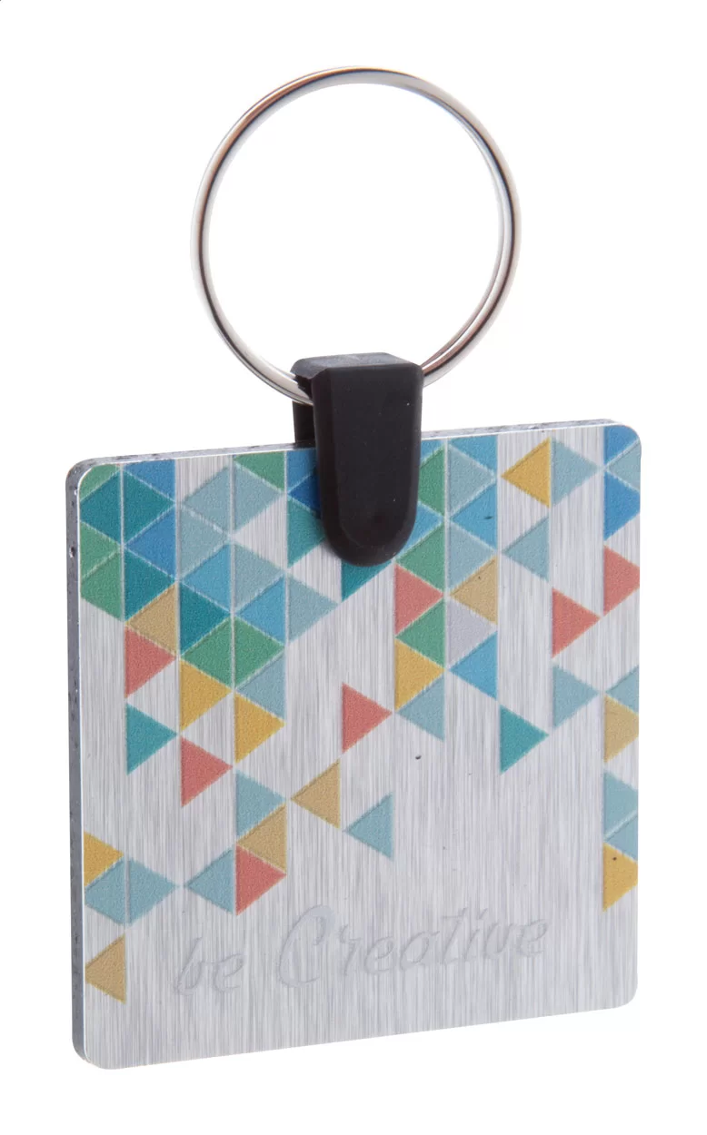 přívěšek na klíče stříbrná s potiskem loga