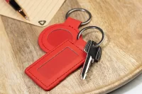 přívěšek na klíče z RPU červená s potiskem loga - foto 5