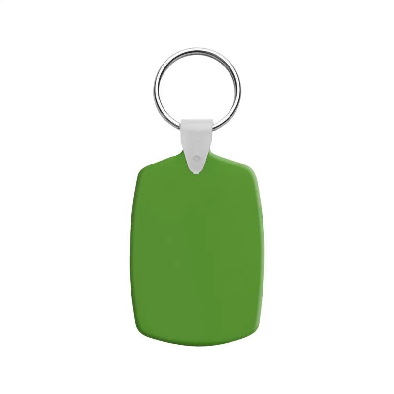 přívěšek na klíče zelená — reklamní předmět s vlastním potiskem přívěšek na klíče zelená s potiskem loga