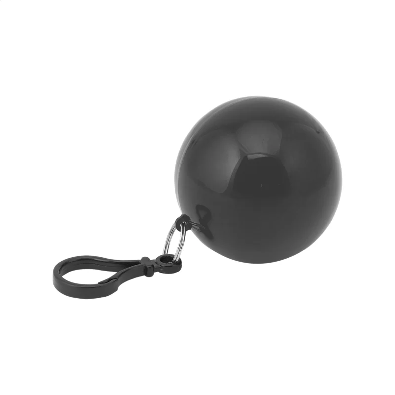 přívěšek pláštěnka černá s potiskem loga