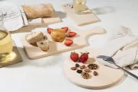 prkénko na krájení přírodní s potiskem loga - foto 3