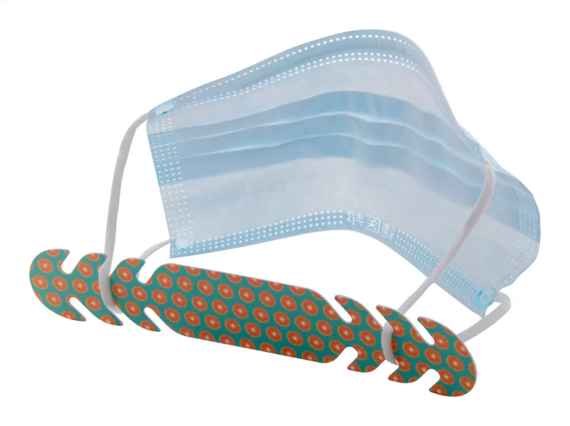 prodlužovač obličejové masky bílá — reklamní předmět s vlastním potiskem prodlužovač obličejové masky bílá s potiskem loga