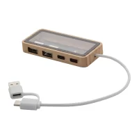 průhledný USB hub