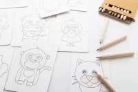 puzzle na vybarvení na zakázku bílá s potiskem loga - foto 6