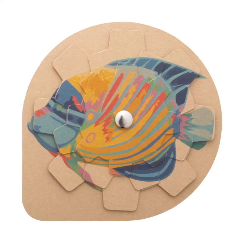 puzzle přírodní s potiskem loga