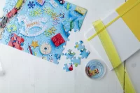 puzzle se sublimací bílá s potiskem loga - foto 4