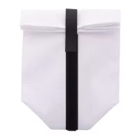 pytlík na zakázku na svačinu bílá s potiskem loga - foto 2