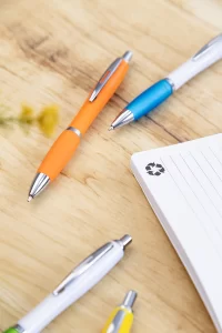 RABS kuličkové pero světle modrá s potiskem loga - foto 3