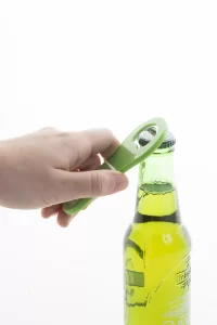 RABS otvírák na lahve  zelená s potiskem loga - foto 5