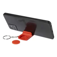 RABS přívěšek na klíče s mincí do vozíku červená s potiskem loga - foto 3