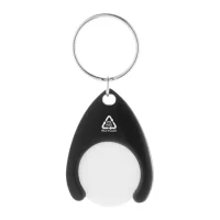 RABS přívěšek na klíče se žetonem do vozíku černá s potiskem loga - foto 2