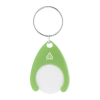 RABS přívěšek na klíče se žetonem do vozíku zelená s potiskem loga - foto 2