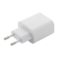 RABS USB nástěnná nabíječka bílá s potiskem loga - foto 2