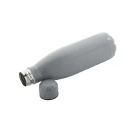 recyklovaná láhev z nerez oceli stříbrná s potiskem loga - foto 2