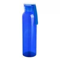 recyklovaná skleněná láhev modrá s potiskem loga - foto 3