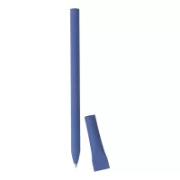 recyklované papírové kuličkové pero modrá s potiskem loga - foto 2